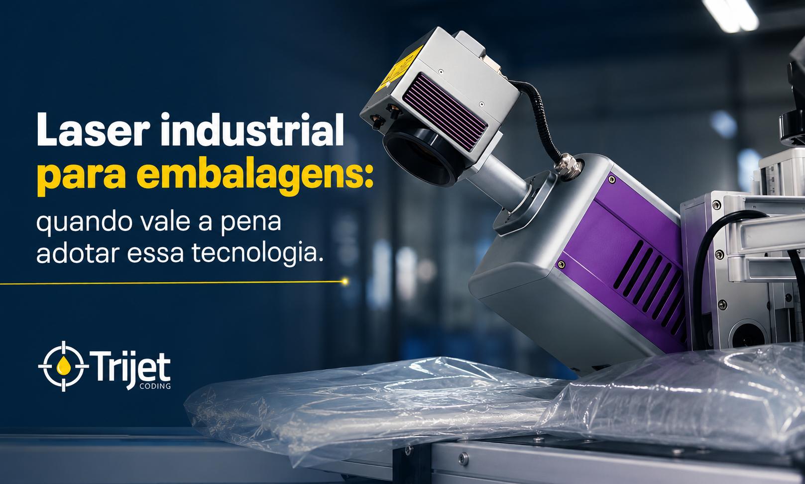 Laser industrial para embalagens