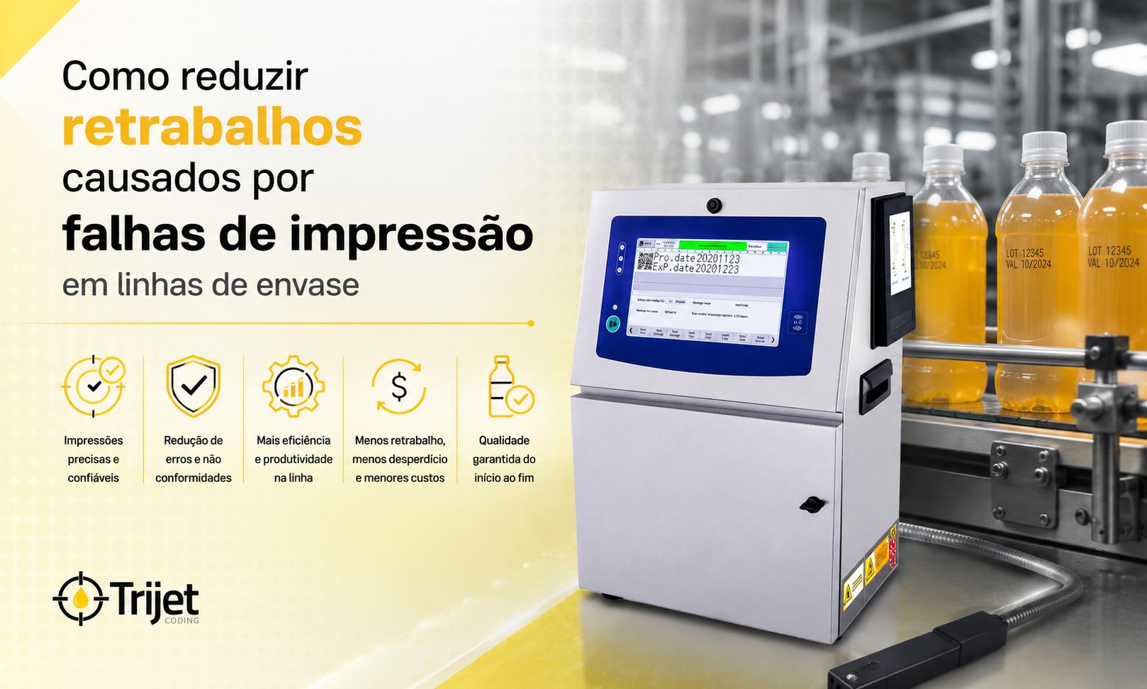 Como reduzir retrabalhos causados por falhas de impressão