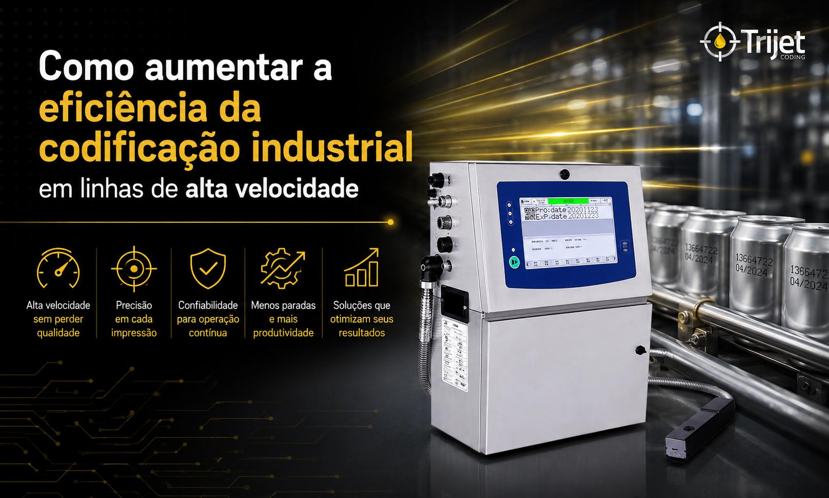 codificação industrial em linhas de alta velocidade